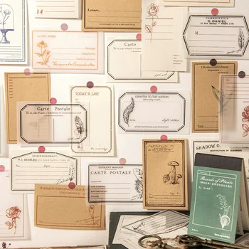 30sheet יומן יומן דקורטיבי נייד מדבקות רעיונות DIY בציר מתכננת כתיבה מתכננת אלבום חומר נייר