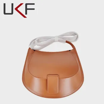 UKF נשים התיק של יוקרה תיק מעצבים חדשים אוכף תיק נשים עור של המותג המפורסם כתף אחת Crossbody תיקים לנשים