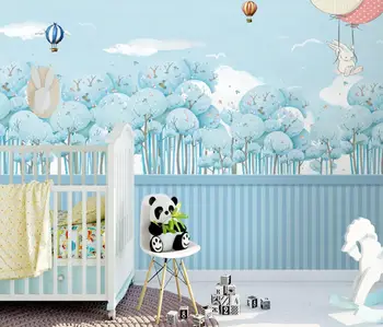 beibehang מותאם אישית קריקטורה ציור קיר טפט לחדר ילדים-רקע קיר מסמכי עיצוב הבית המסמכים דה Parede 3D מדבקת קיר