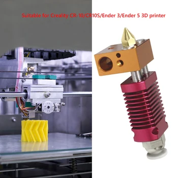 DIY מכבש חם קצה עבור ערכת Creality CR-10 חימום בלוק מדפסת 3D אביזרים