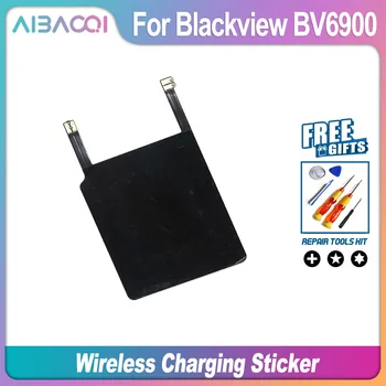 AiBaoQi חדש NFC אנטנה טעינה אלחוטית מדבקה החלפת אביזר Blackview BV6900 טלפון