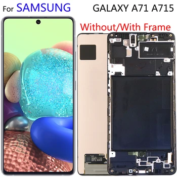 מקורי AMOLED עבור Samsung Galaxy A71 מסך מגע LCD דיגיטלית הרכבה עבור Samsung A715 A715F A715FD תצוגה תיקון חלקים