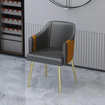 הנורדית המודרנית האוכל הכיסא מינימליסטי החוף מתנפחים מסעדה כיסא ארגונומי רך Sillas Comedor ריהוט למטבח Mzy