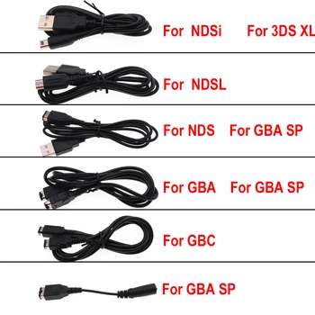 TingDong נתונים USB מטען טעינה כבל חשמל כבל DS Lite DSL NDSL על NDSi 3DS חדש 3DS XL LL NDS GBA SP