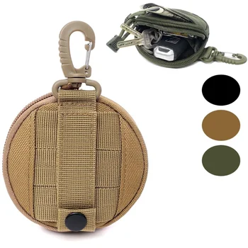 טקטי הארנק בכיס 1000D צבאי אביזר תיק נייד Mini מטבע כסף כיס מפתחות מחזיק תיק מותניים עבור ציד קמפינג