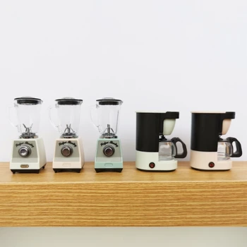 1:12 בית בובות מיניאטורי מכונת קפה כוס קפה קפה סימולציה ריהוט למטבח אביזרי עיצוב בית בובות