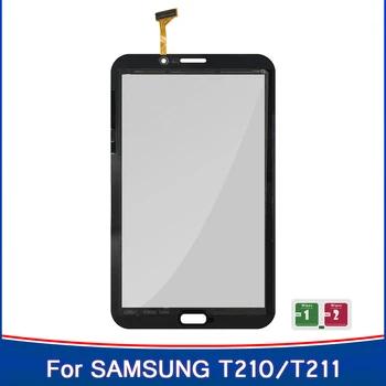 טאבלט מסך מגע עבור Samsung Galaxy Tab 3 7.0 T210 T211 SM-T210 SM-T211 P3200 T217 מסך מגע דיגיטלית החיצוני חזית זכוכית