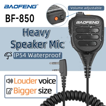 Baofeng BF-850 נפח מתכוונן כף יד רמקול מיקרופון הקשר TalkieShoulder מיקרופון עבור BaoFeng UV-5R 888S UV-13 PRO UV-16 K5